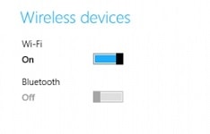 Cómo activar o desactivar el bluetooth en Windows 8